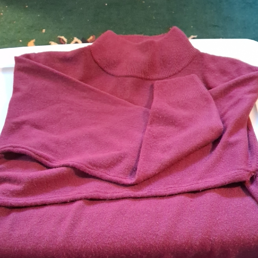 Milano Rich Plum Turtleneck Sweater (Rox204) - Picture 1 of 2